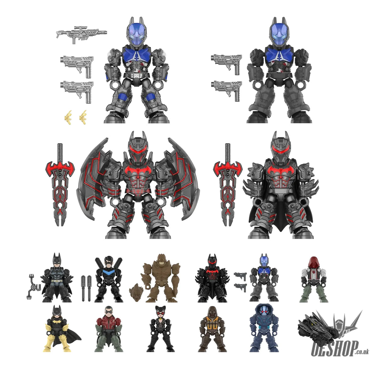 Blokees DC Defender Version 03 Arkham: Chaos Prologue Model Kits Figure Blind Box 75703 - Scale Model Kits