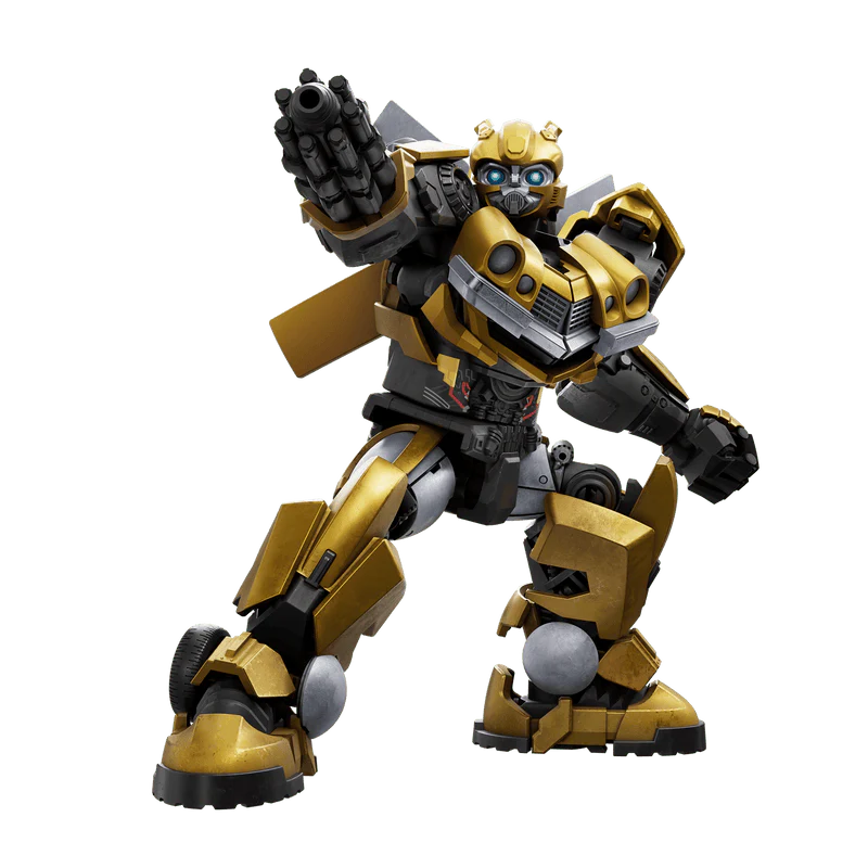 Blokees Transformers Classic Class Limited Edition Ex Elite Bumblebee Metallic Version Action Figure Model Kit 71188