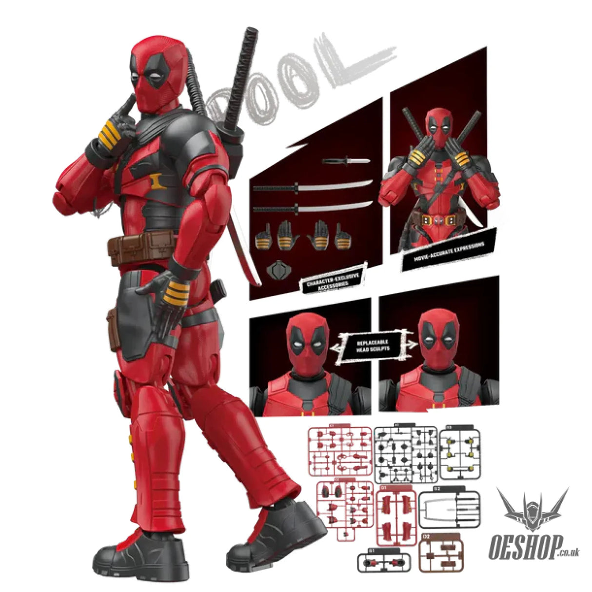 Blokees Marvel Infinity Saga Champion Class 04 Deadpool Model Kit 81116 - Scale Model Kits