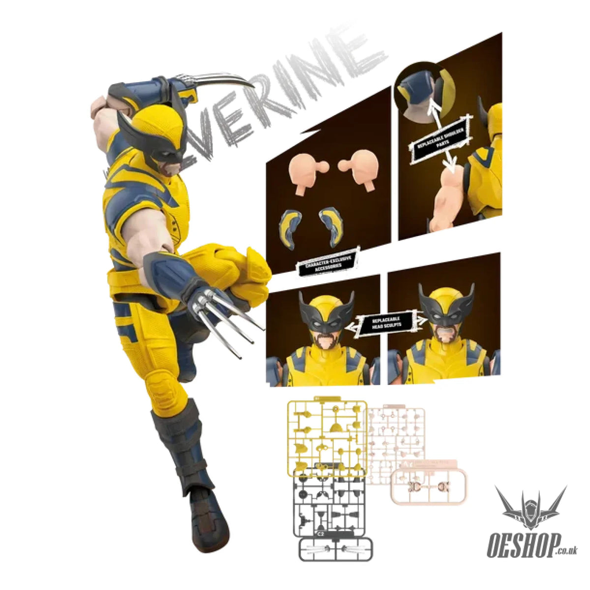 Blokees Marvel Infinity Saga Champion Class 05 Wolverine Model Kit 81117 - Scale Model Kits