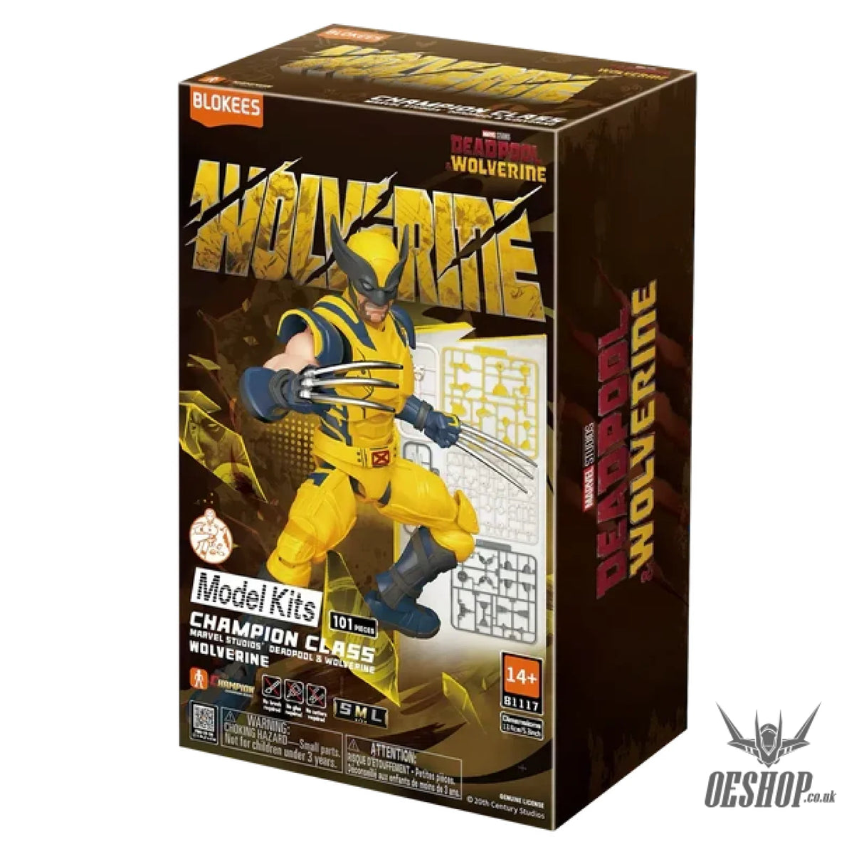 Blokees Marvel Infinity Saga Champion Class 05 Wolverine Model Kit 81117 - Scale Model Kits