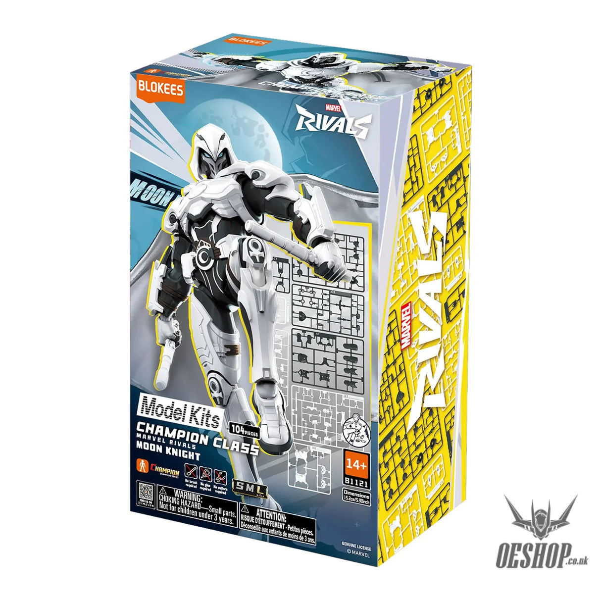 Blokees Marvel Rivals Champion Class 10 Moon Knight Model Kit 81121 - Scale Model Kits