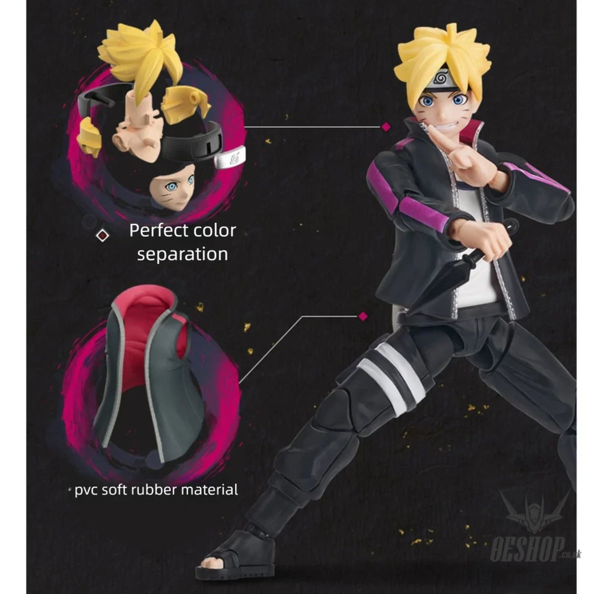 Blokees Naruto Champion Class Version 01 - Boruto Uzumaki Model Kits Figure 75601 Scale Model Kits