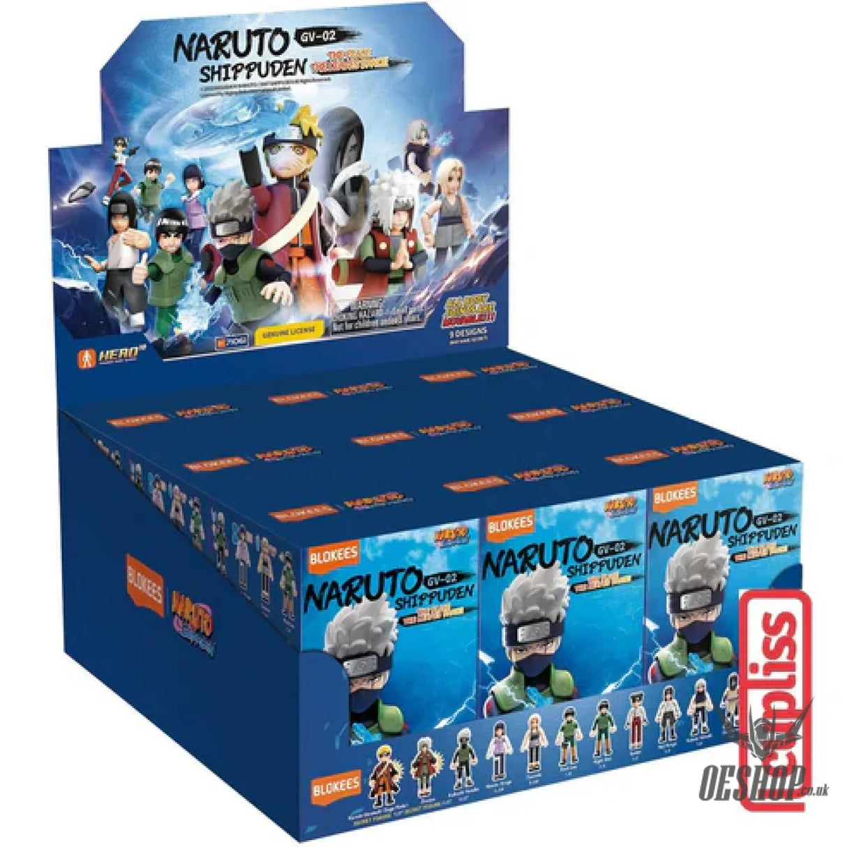 Blokees Naruto Shippuden Galaxy Version 02 - The Place The Leaves Dance Model Kits Figure Blind Box 71061 Scale Model