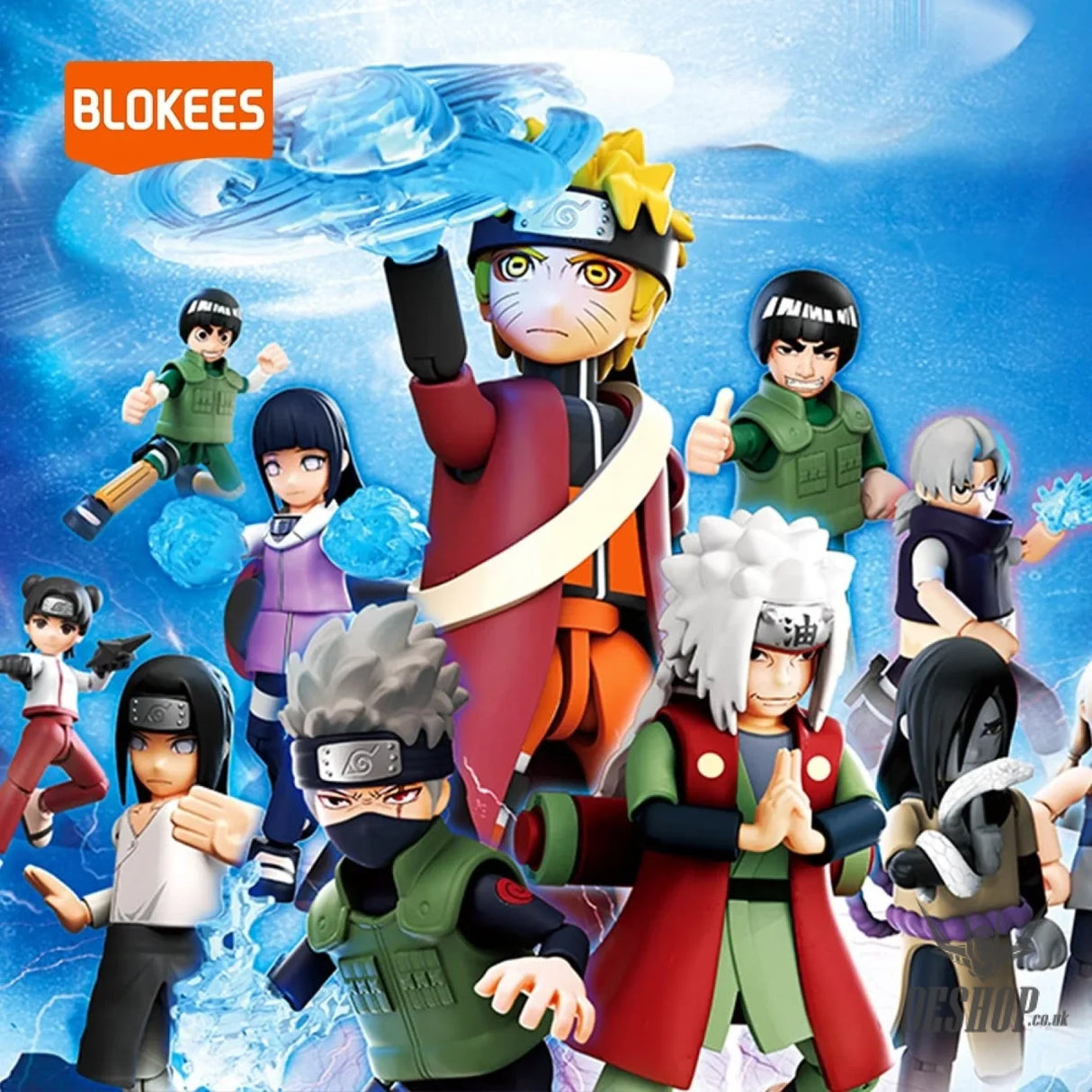 Blokees Naruto Shippuden Galaxy Version 02 - The Place The Leaves Dance Model Kits Figure Blind Box 71061 Scale Model