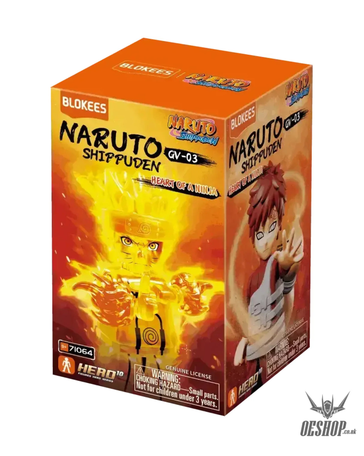 Blokees Naruto Figures Galaxy Version 03 - Heart of a Ninja Model Kits Figure Blind Box 71064 Scale Model Kits