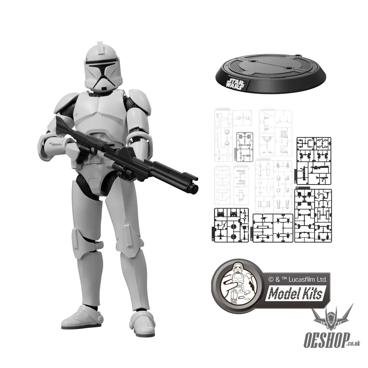 Blokees Star Wars Champion Class CC07 CLONE TROOPER™ Action Figure Model Kit 75807 - Scale Model Kits