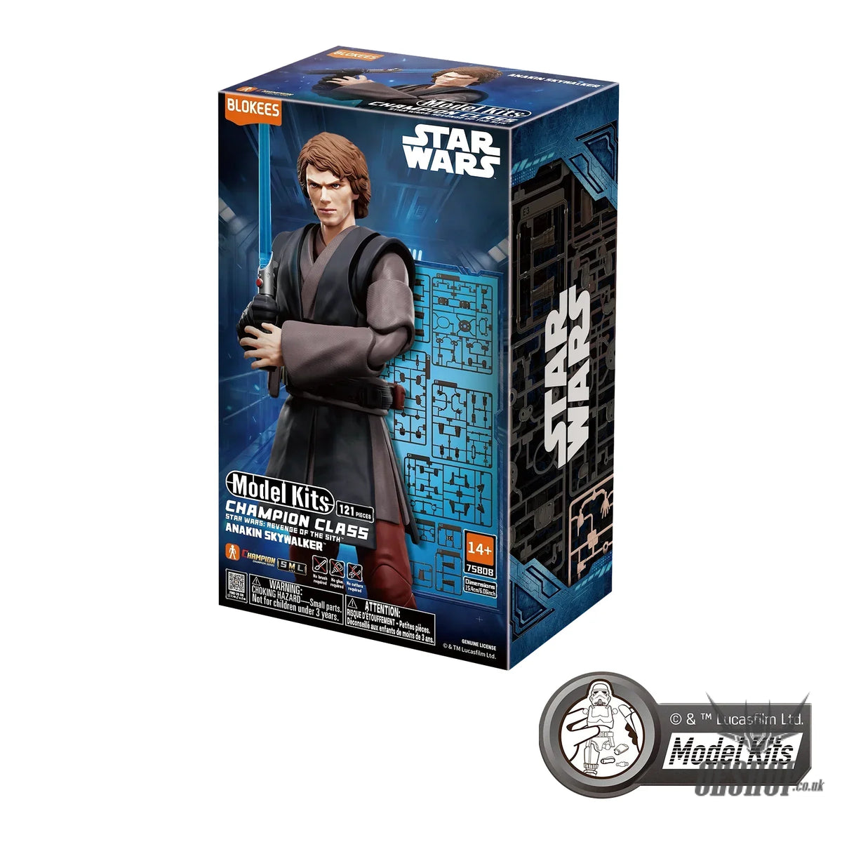Blokees Star Wars Champion Class CC08 ANAKIN SKYWALKER™ Action Figure Model Kit 75808 - Scale Model Kits