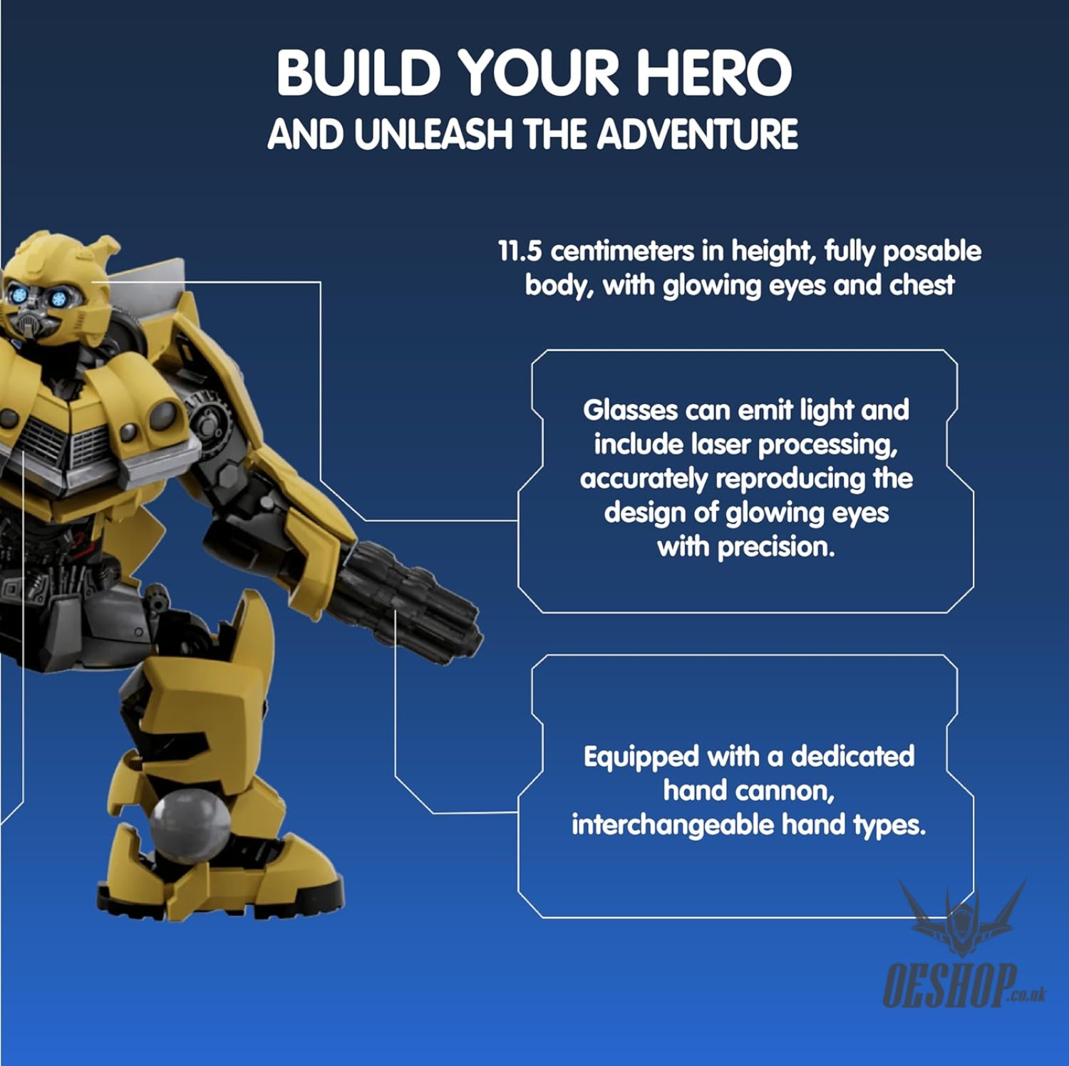 Blokees Transformers Classic Class 02 Bumblebee Action Figure Model Kit Scale Model Kits