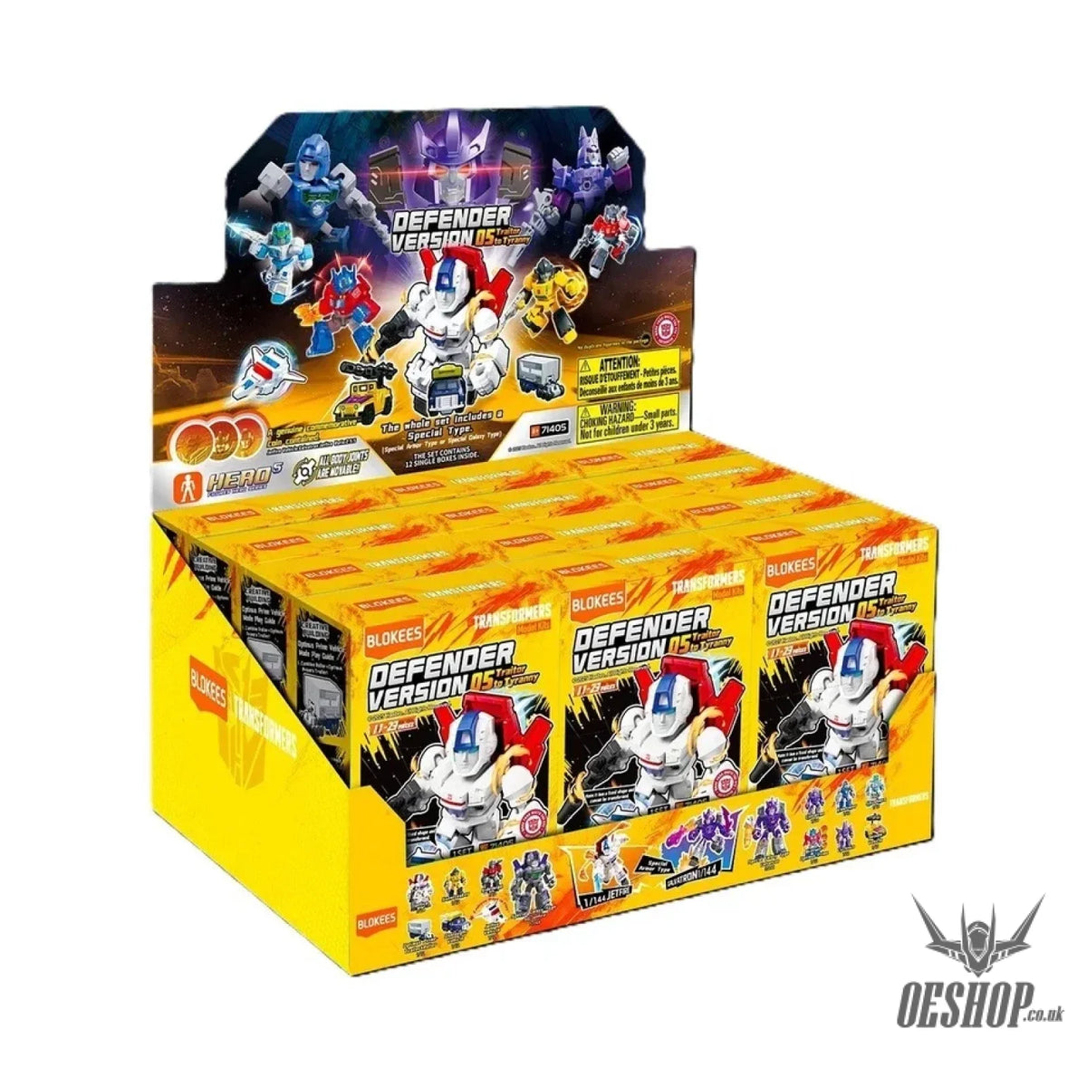 Blokees Transformers Defender Version 05 Traitor to Tyranny Model Kits Figure Blind Box 71405 - Whole Set (12 Boxes)