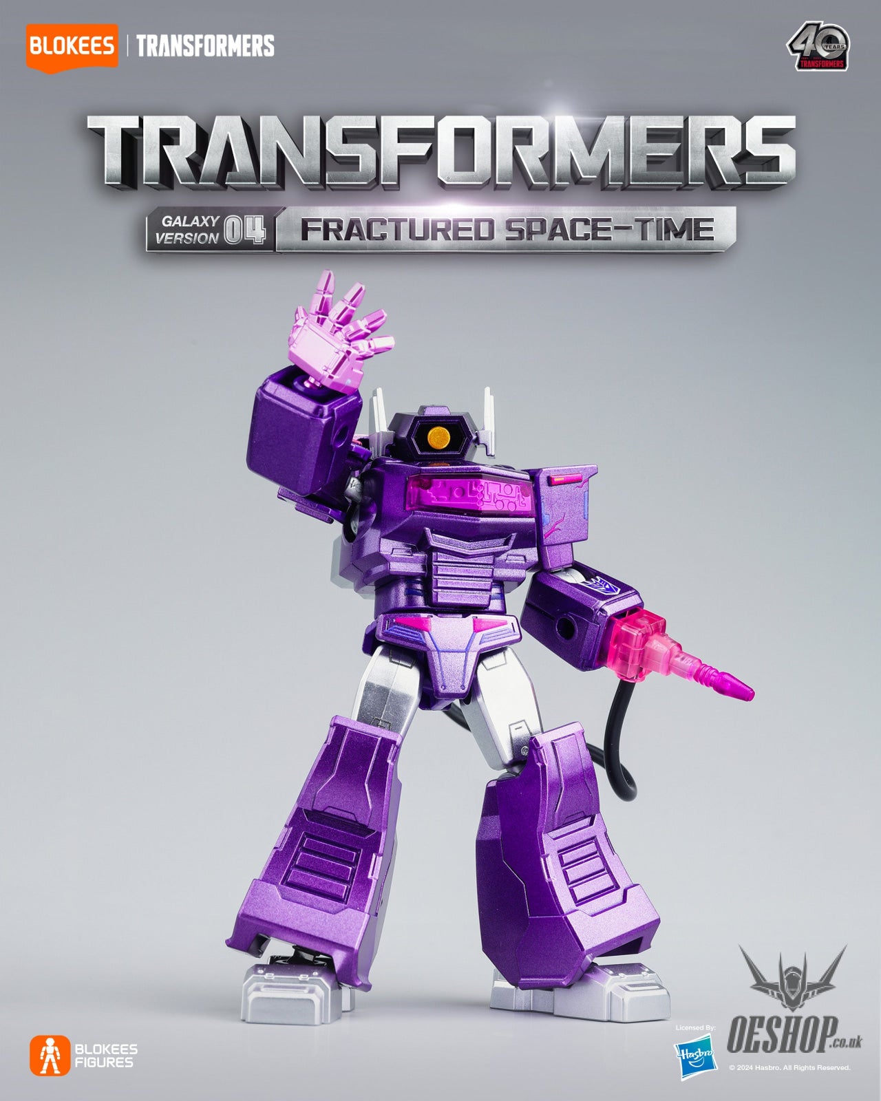 Blokees Transformers Galaxy Version 04 Fractured Space-Time Action Figure Model Kit Blind Box Scale Model Kits
