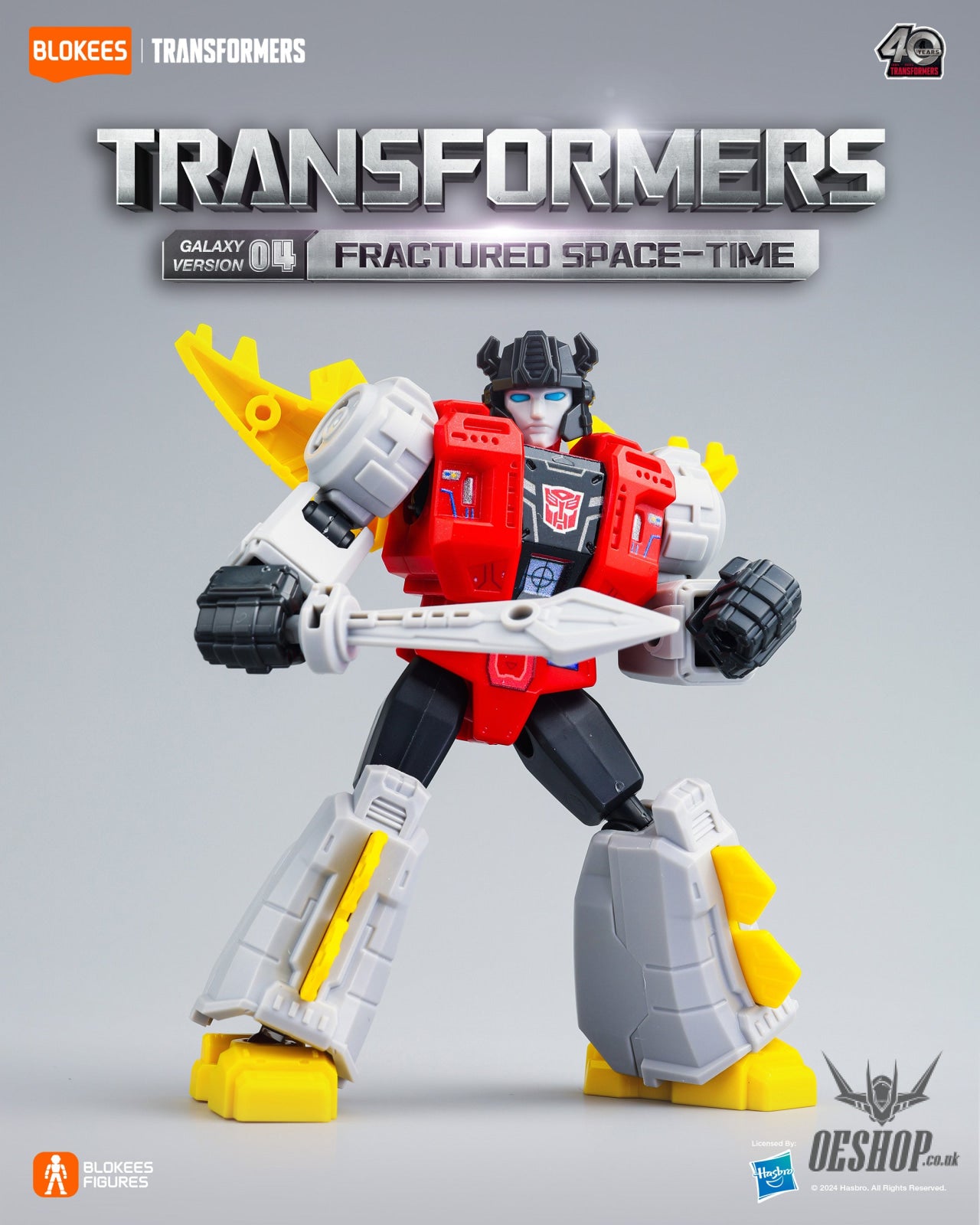 Blokees Transformers Galaxy Version 04 Fractured Space-Time Action Figure Model Kit Blind Box Scale Model Kits