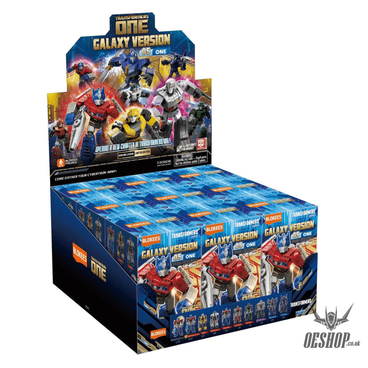 Blokees Transformers Galaxy Version 05 One Action Figure Model Kit Blind Box 71105 - Whole Set (9 Boxes) - Scale Model