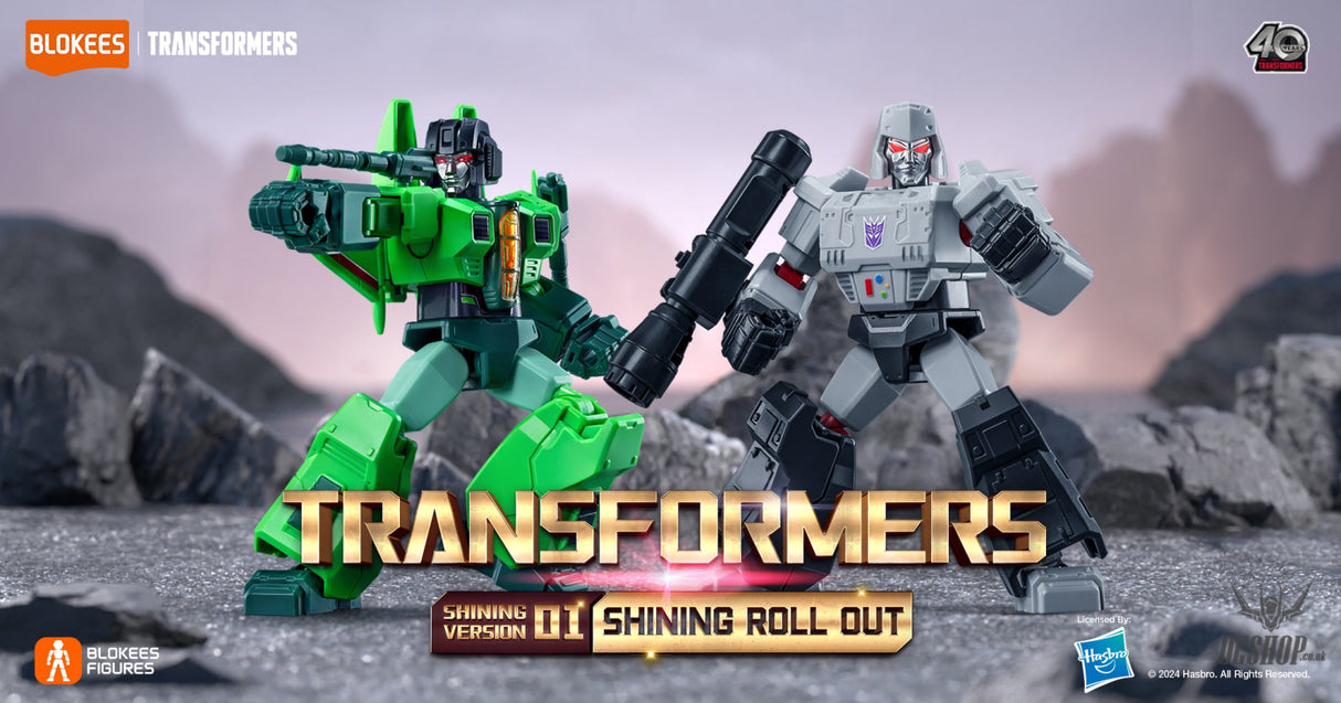 Blokees Transformers Galaxy Shining Version 01 Roll Out Action Figure Model Kit Blind Box Scale Model Kits
