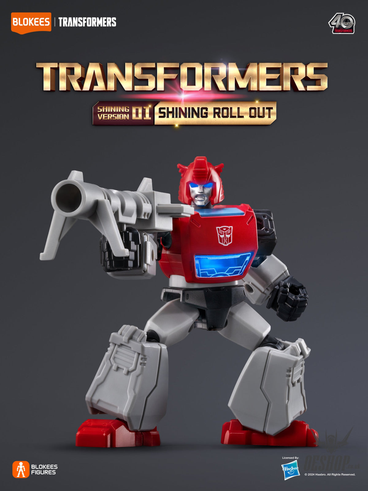 Blokees Transformers Galaxy Shining Version 01 Roll Out Action Figure Model Kit Blind Box Scale Model Kits