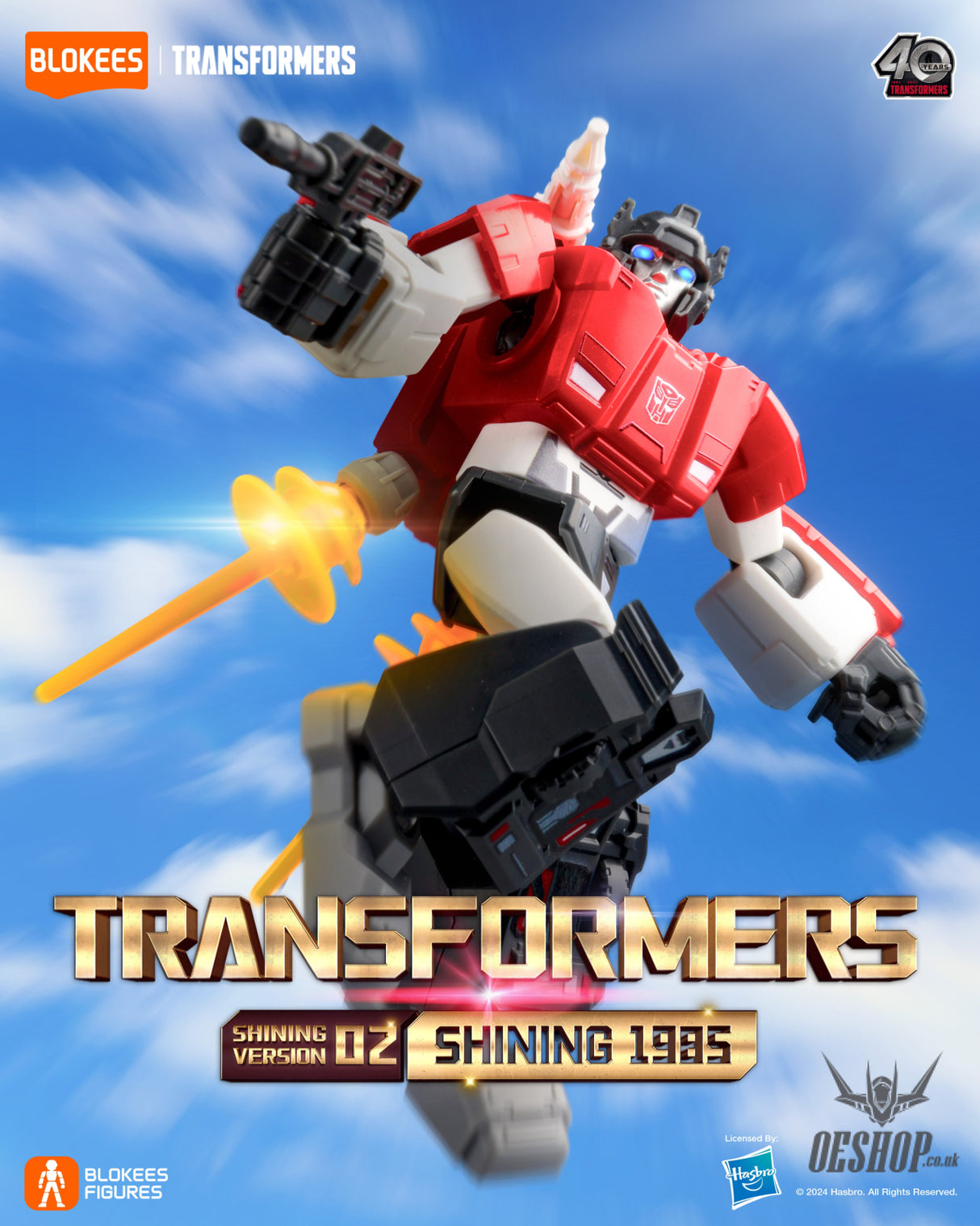 Blokees Transformers Galaxy Shining Version 02 Shining 1985 Action Figure Model Kit Blind Box Scale Model Kits