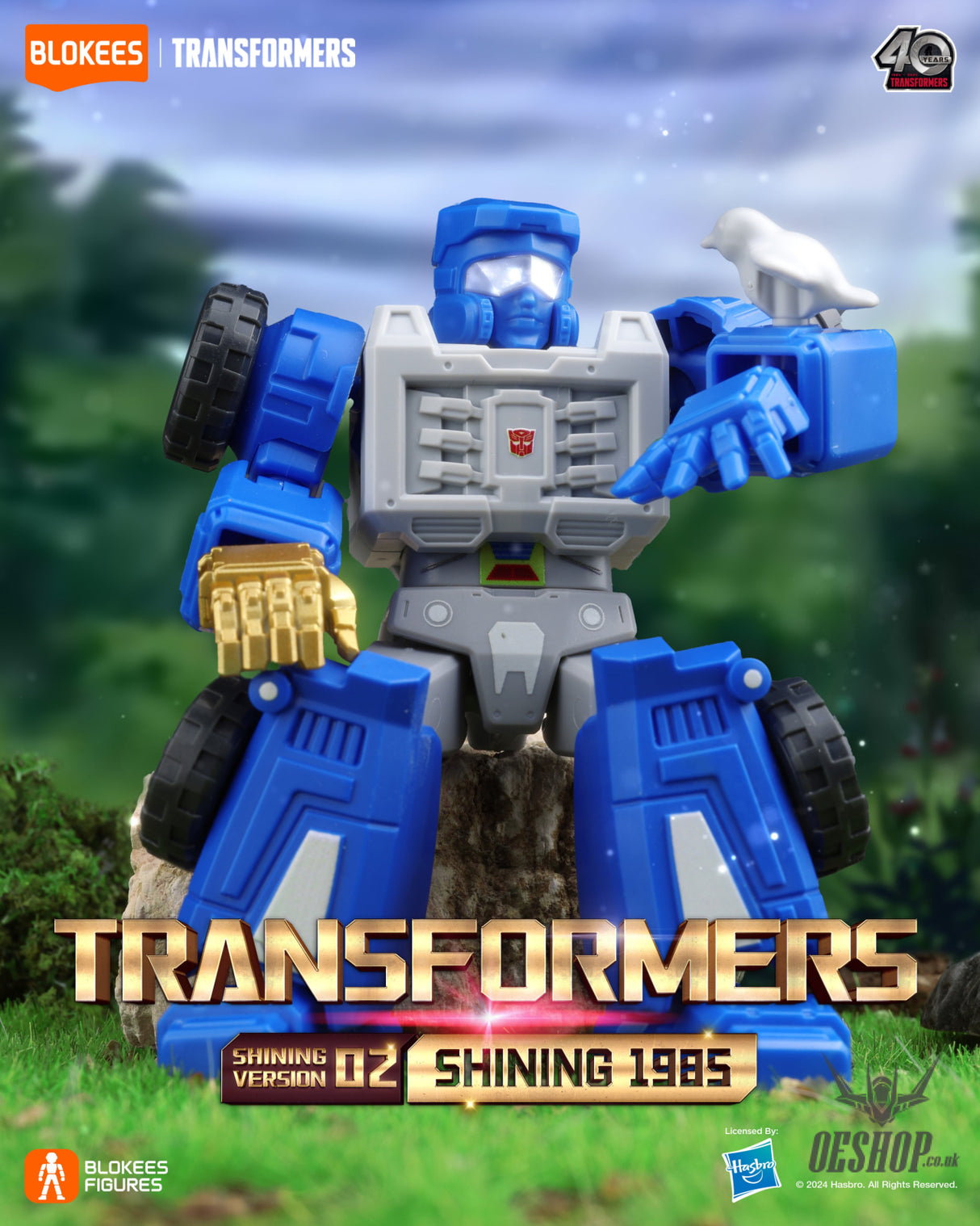 Blokees Transformers Galaxy Shining Version 02 Shining 1985 Action Figure Model Kit Blind Box Scale Model Kits