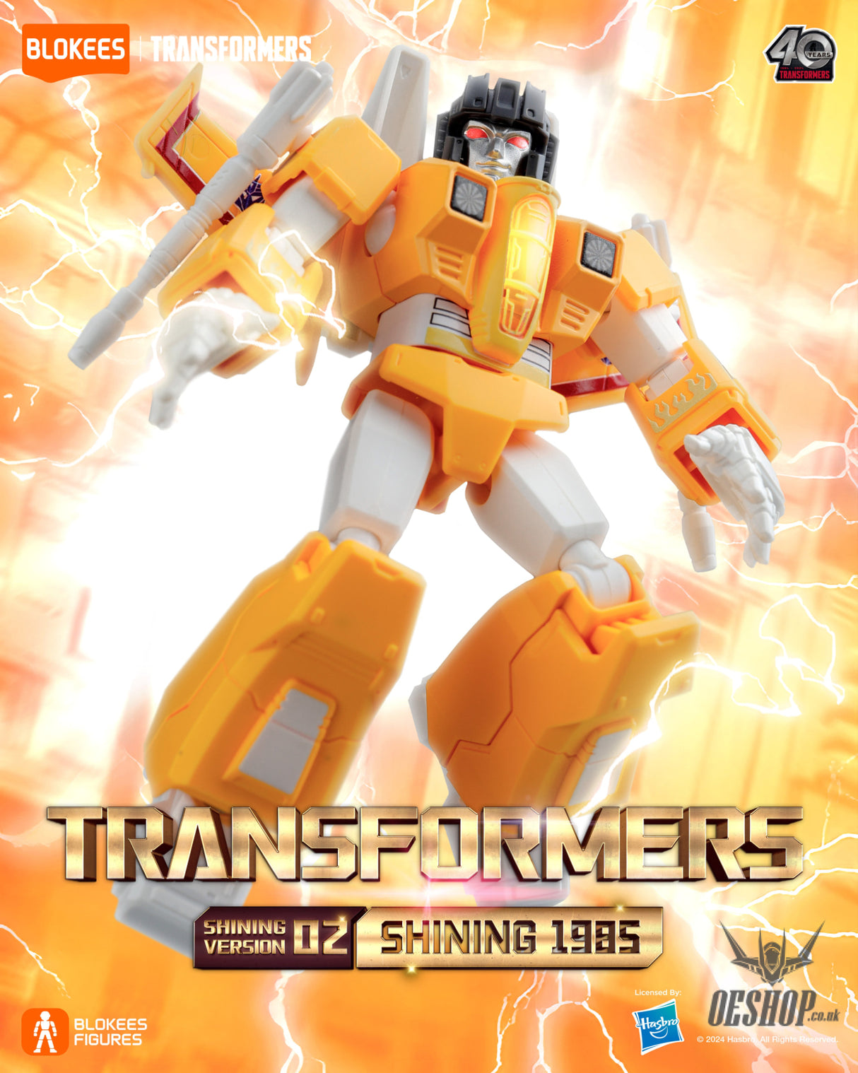 Blokees Transformers Galaxy Shining Version 02 Shining 1985 Action Figure Model Kit Blind Box Scale Model Kits