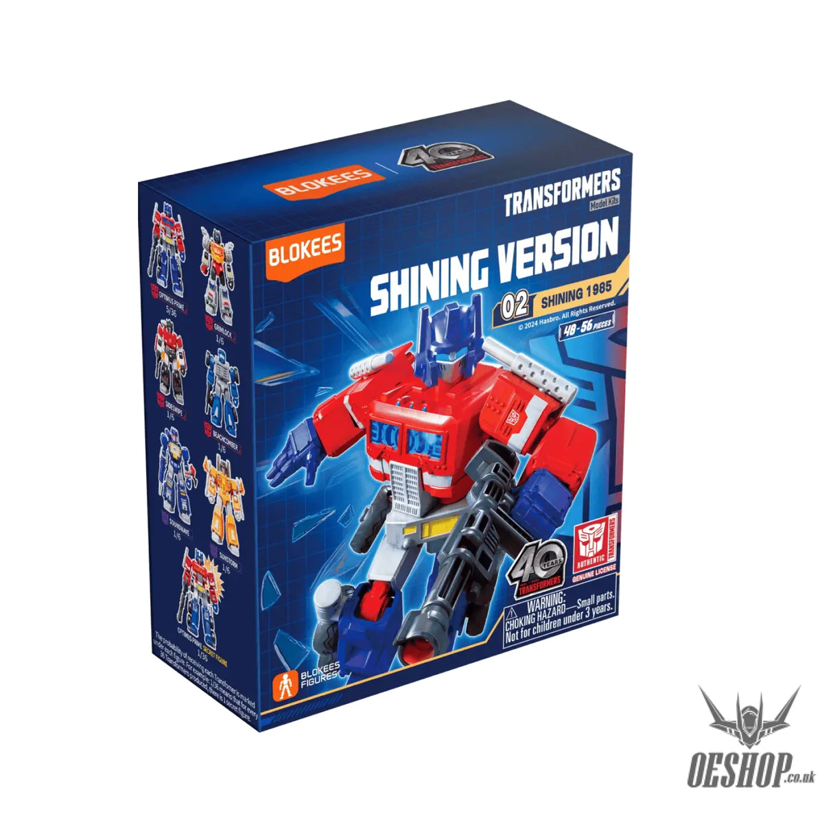 Blokees Transformers Shining Version 02 Shining 1985 Action Figure Model Kit Blind Box 71122 Scale Model Kits