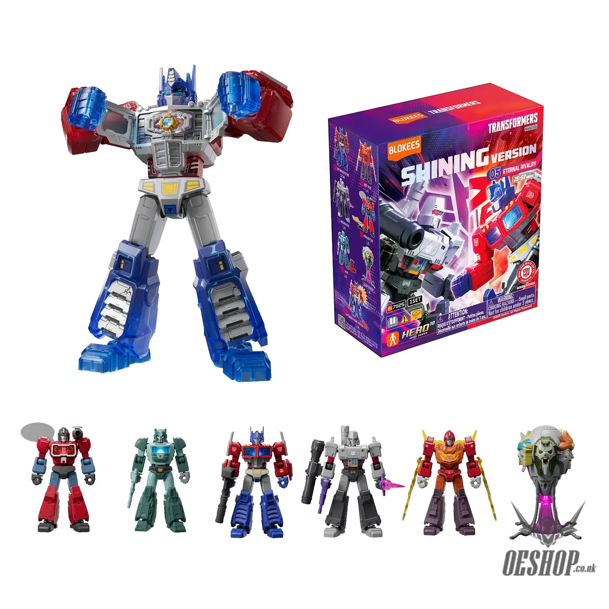 Blokees Transformers Shining Version 05 Eternal Rivalry Action Figure Model Kit Blind Box 71125 - Scale Model Kits