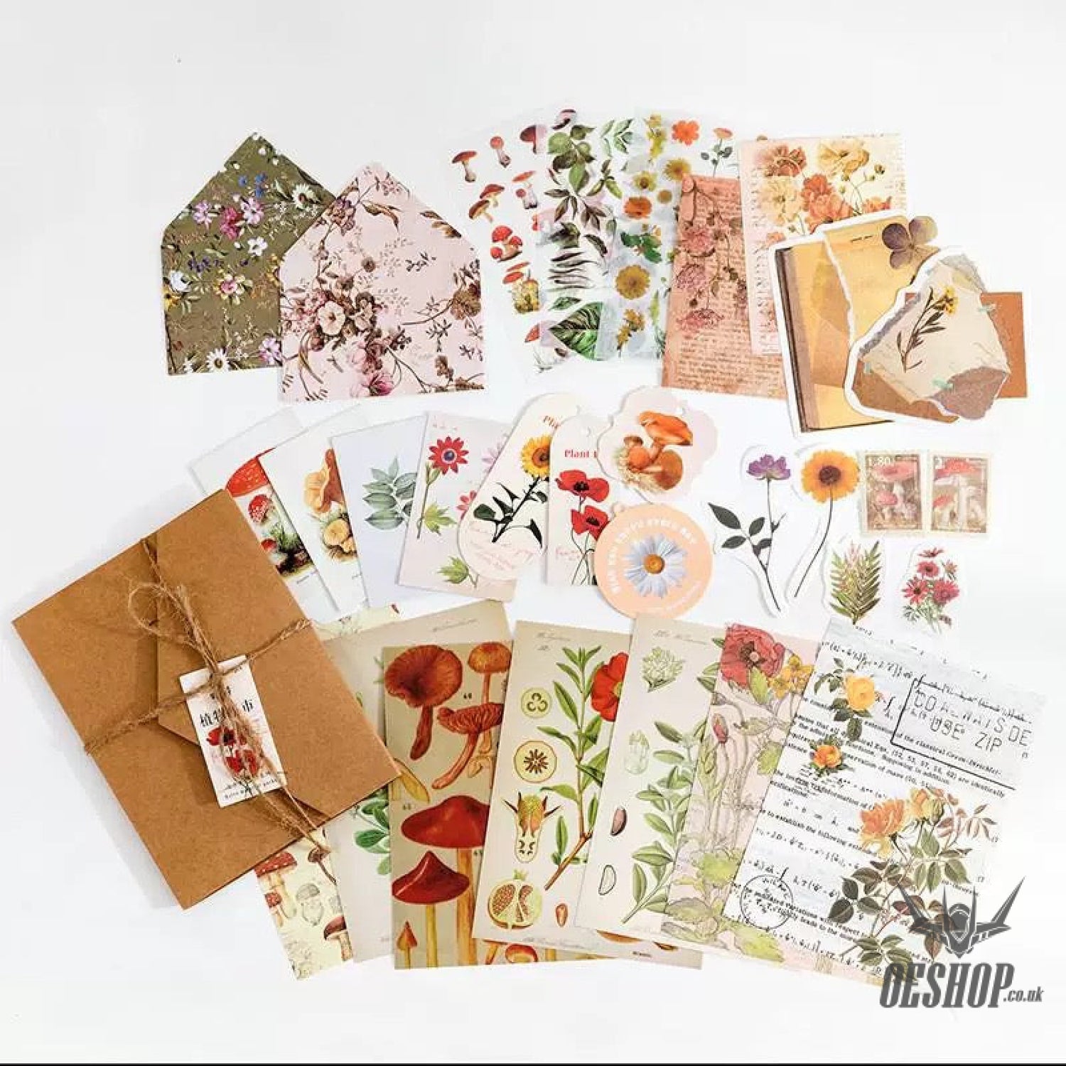 Candy Poetry Vintage Scrapbook (30 pieces) Sticker