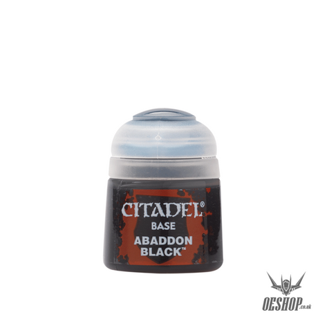 Citadel Base Paint: Abaddon Black 12ml 21-25 Painting Consumables