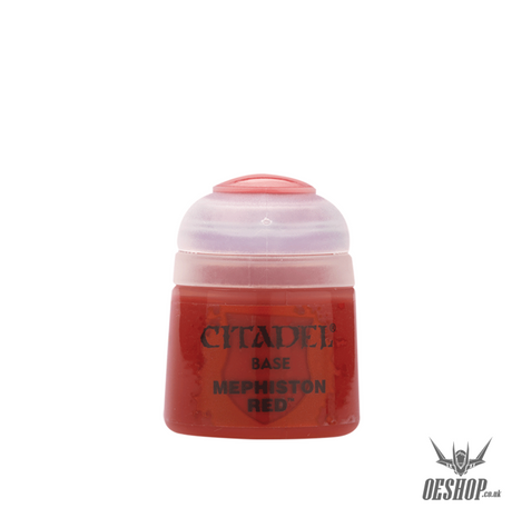 Citadel Base Paint: Mephiston Red 12ml 21-03 Painting Consumables