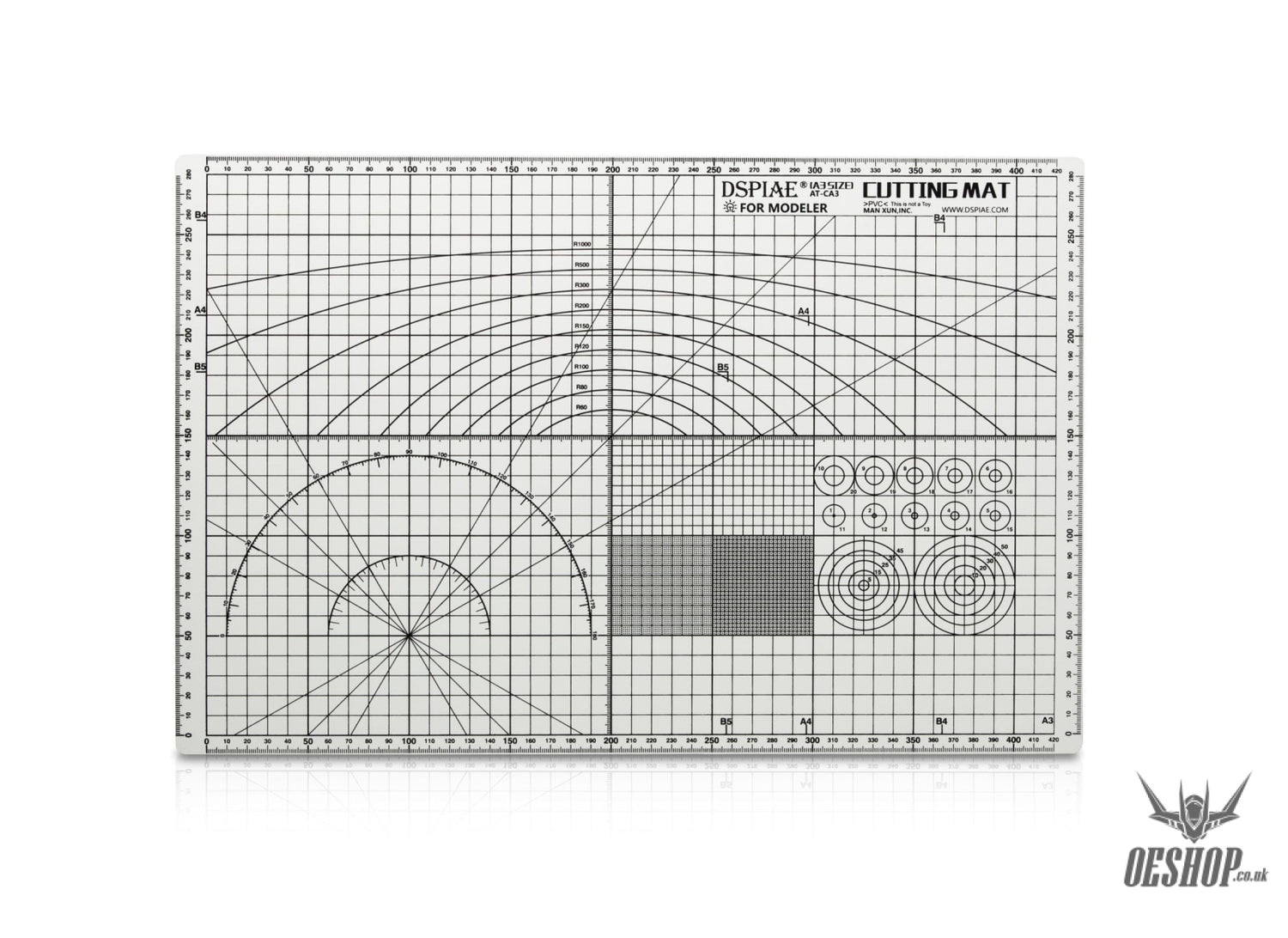 Dspiae At-Ca3 A3 Cutting Mat Masking