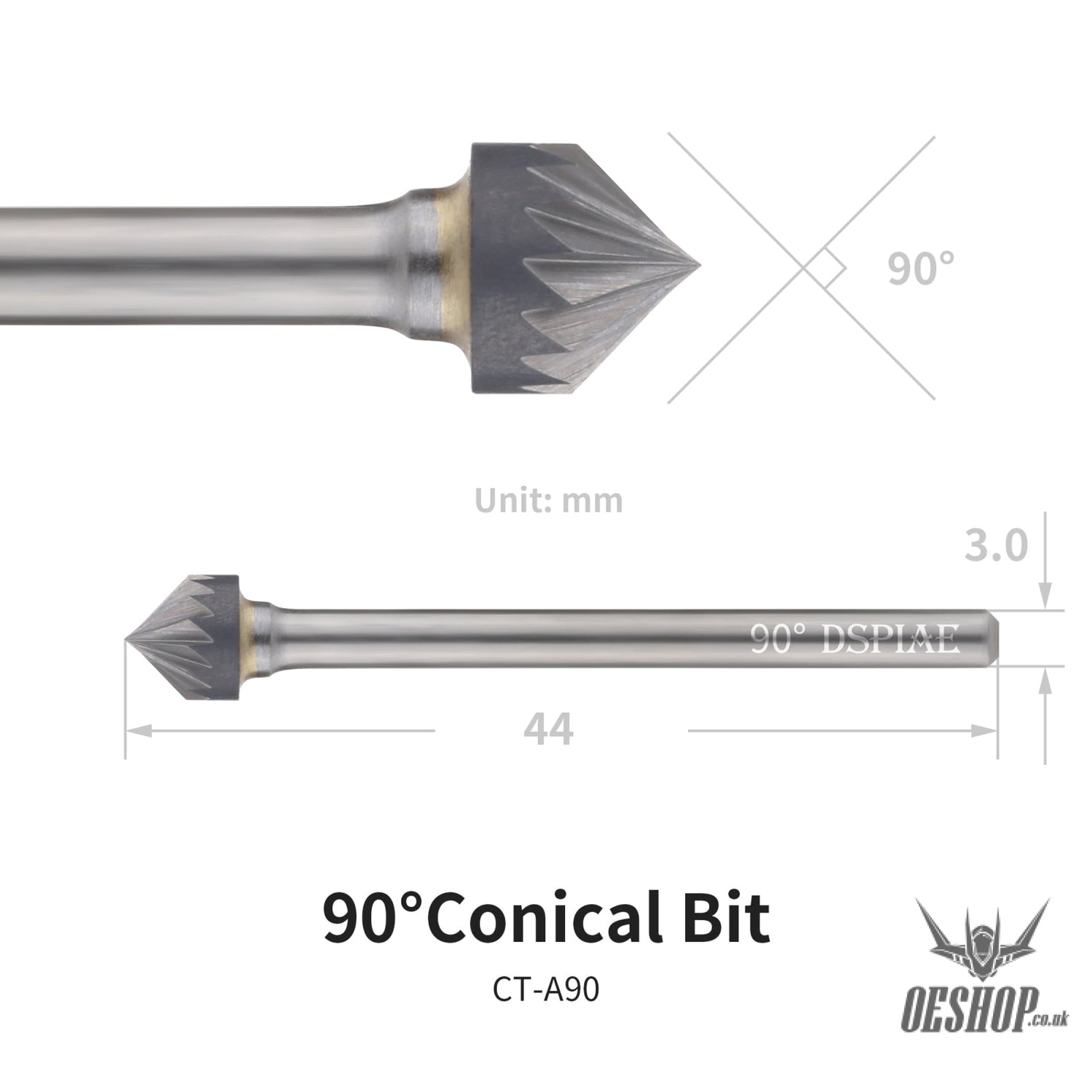 DSPIAE AT-CT “I-deal” Plastic Chamfering Tool CT-A90