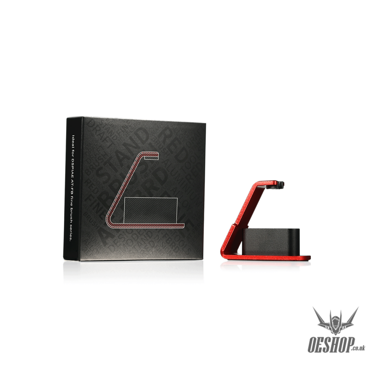 Dspiae At-Fb Aluminium Alloy Interchangeable Fine Tip Brush At-Fbrd Red