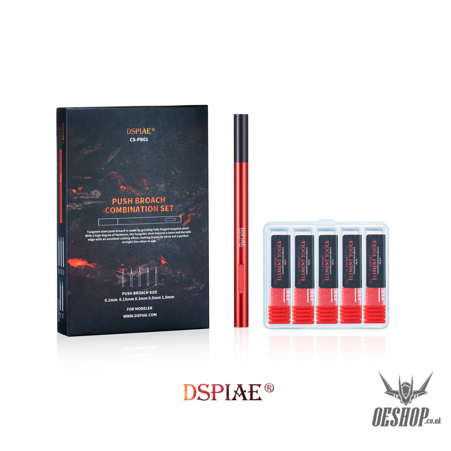DSPIAE CS-PB01 Push Broach Combination Set (0.1.15.3.5\1.0mm) DSPIAE 56.99 OEShop