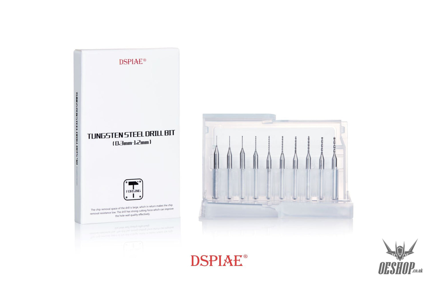 Dspiae Db-03 0.3Mm-1.2Mm Tungsten Steel Drill Bit