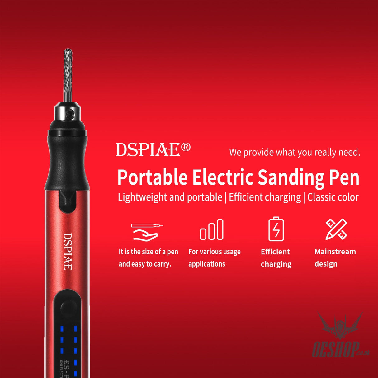DSPIAE ES-P Portable electric sharpening pen Oni Electric Sander DSPIAE 29.99 OEShop