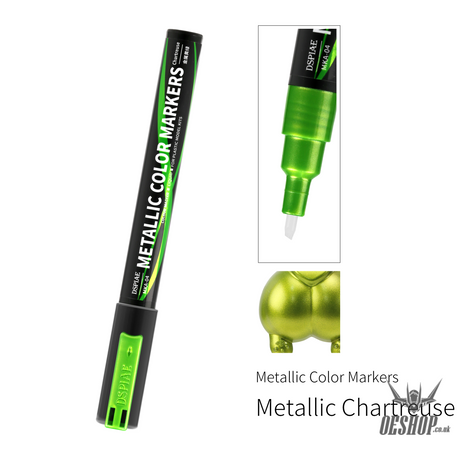 Dspiae Mka Super Metallic Color Markers Environment-Friendly Mka-04 Chartreuse