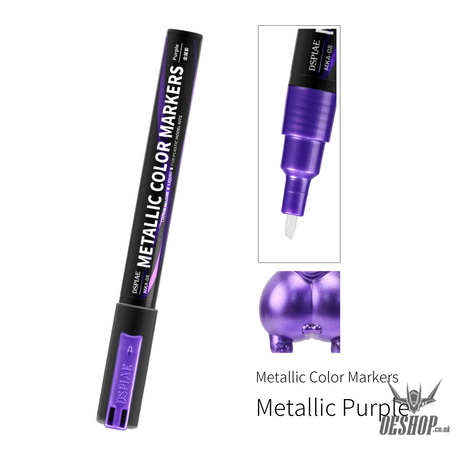Dspiae Mka Super Metallic Color Markers Environment-Friendly Mka-08 Purple