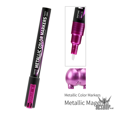 Dspiae Mka Super Metallic Color Markers Environment-Friendly Mka-09 Magenta