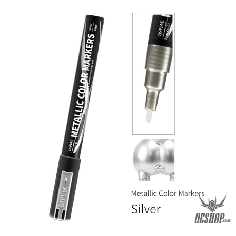 Dspiae Mka Super Metallic Color Markers Environment-Friendly Mka-11 Silver