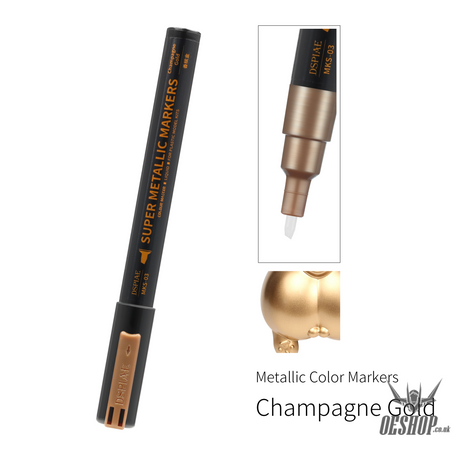 Dspiae Mks Super Metallic Color Marker Environment-Friendly Mks-03 Champagne Gold Markers