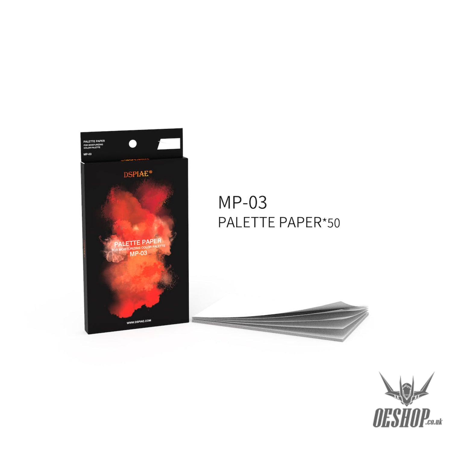 Dspiae Mp Moisturizing Color Palette Mp-03 Paper 50Pcs