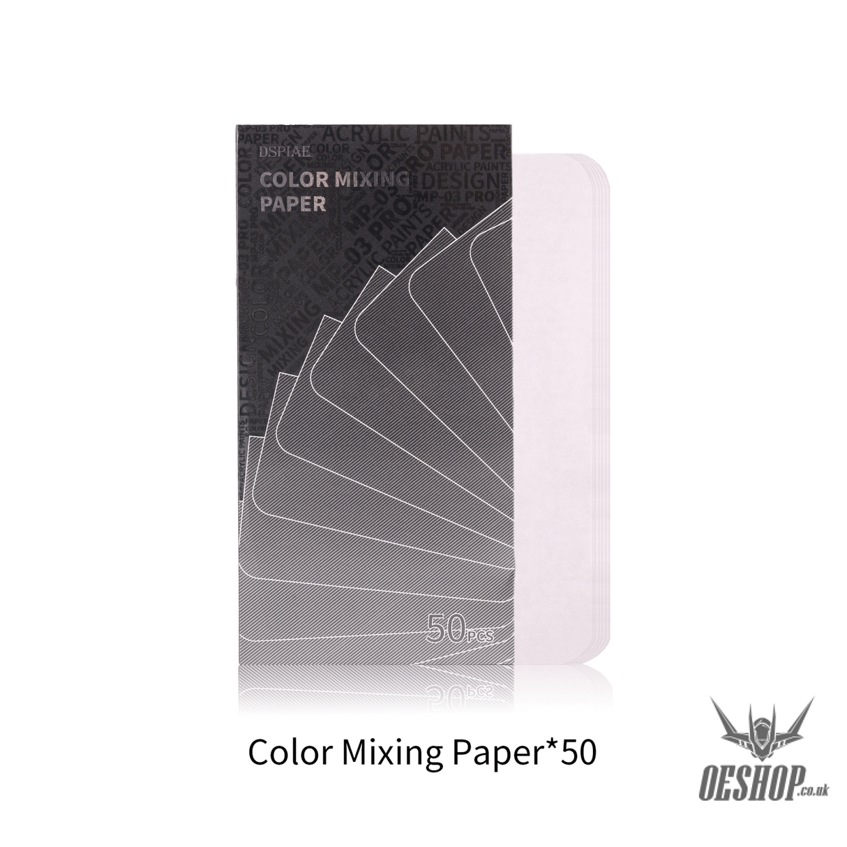 Dspiae Mp Pro Water-Based Pigment Moisturizing Palette Mp-03 Pro Color Mixing Paper 50Pcs