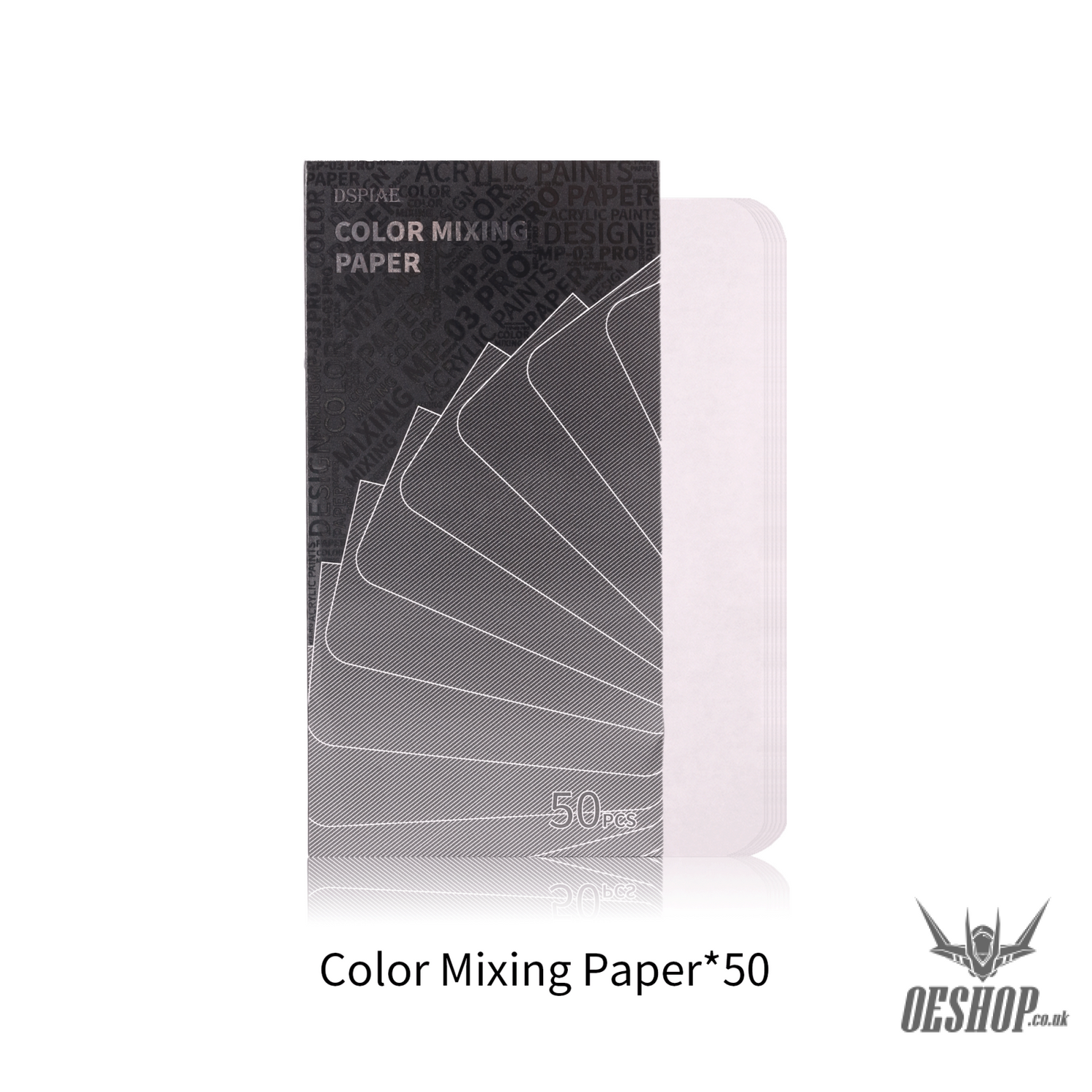Dspiae Mp Pro Water-Based Pigment Moisturizing Palette Mp-03 Pro Color Mixing Paper 50Pcs