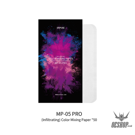 DSPIAE MP Pro Water-based Pigment Moisturizing Palette MP-05 PRO (Infiltrating) Color Mixing Paper 50pcs