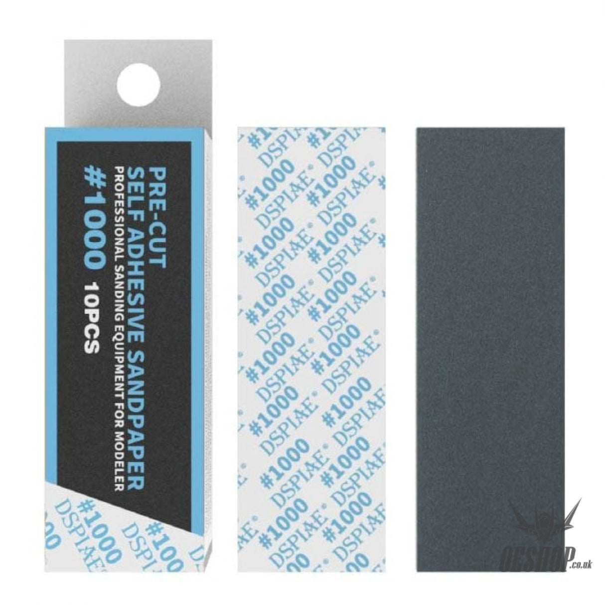 Dspiae Msp 180-2500 Pre-Cut Self Adhesive Sandpaper 10Pcs Msp-1000