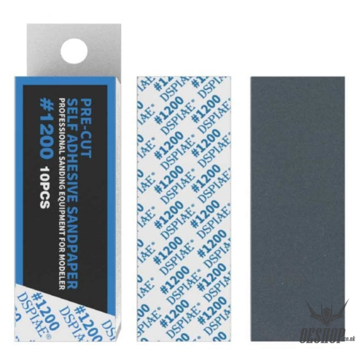 Dspiae Msp 180-2500 Pre-Cut Self Adhesive Sandpaper 10Pcs Msp-1200