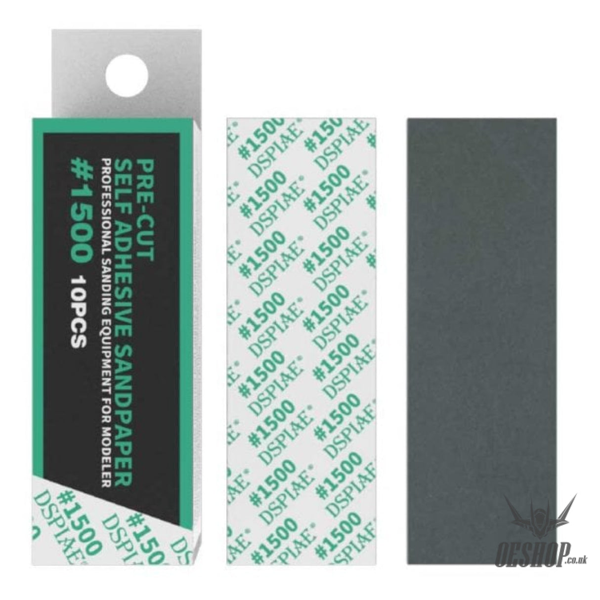 Dspiae Msp 180-2500 Pre-Cut Self Adhesive Sandpaper 10Pcs Msp-1500