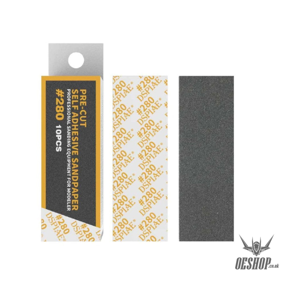 Dspiae Msp 180-2500 Pre-Cut Self Adhesive Sandpaper 10Pcs Msp-280
