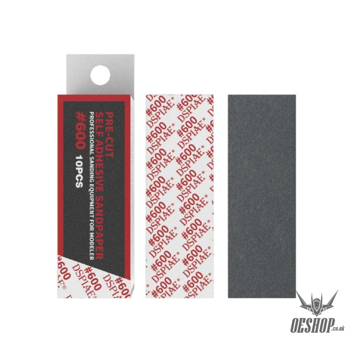 Dspiae Msp 180-2500 Pre-Cut Self Adhesive Sandpaper 10Pcs Msp-600