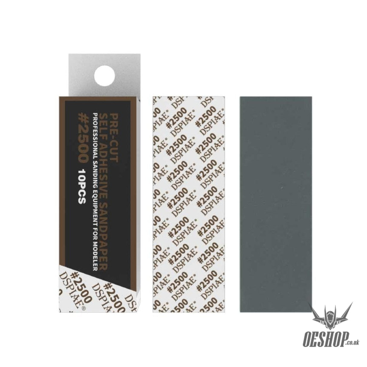 Dspiae Msp 180-2500 Pre-Cut Self Adhesive Sandpaper 10Pcs Msp-2500