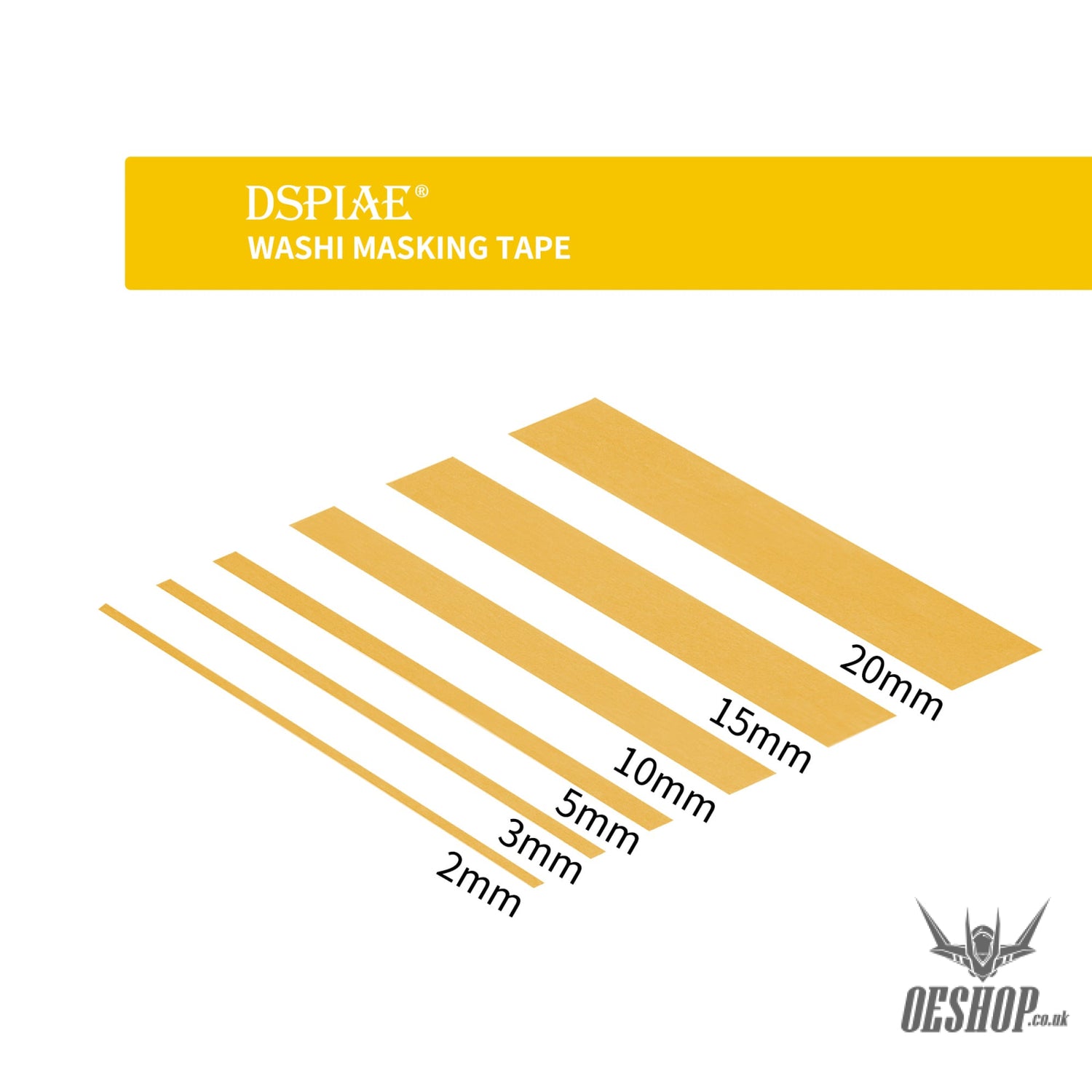 Dspiae Mt Washi Masking Tape 18M 2-20Mm