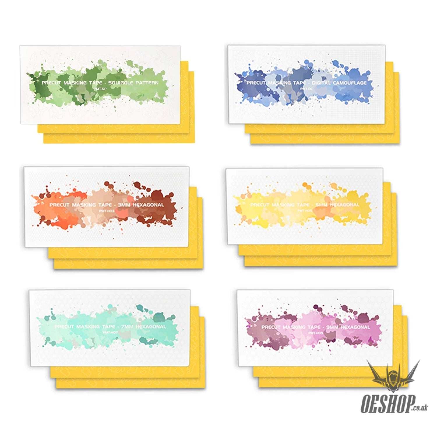 DSPIAE PMT Precut Masking Tape PMT (Set of 6) Masking